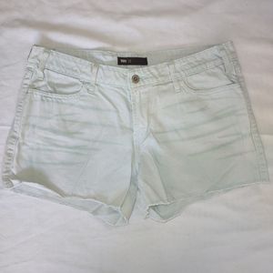 Levi's Light Mint Green Denim Jean Shorts